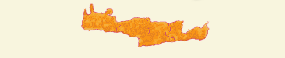 Map of the island of Crete, Greece 
